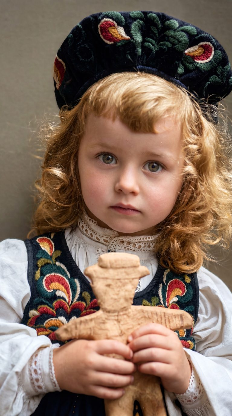 Unknown Swedish Girl. c.1890–1900.