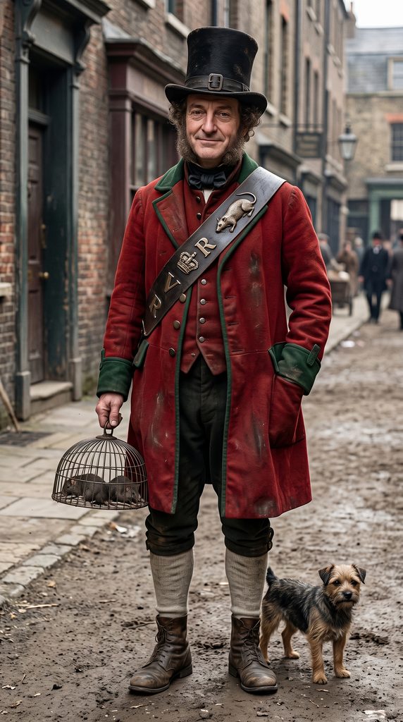 AI-colourised portrait of Jack Black, Victorian London’s rat-catcher