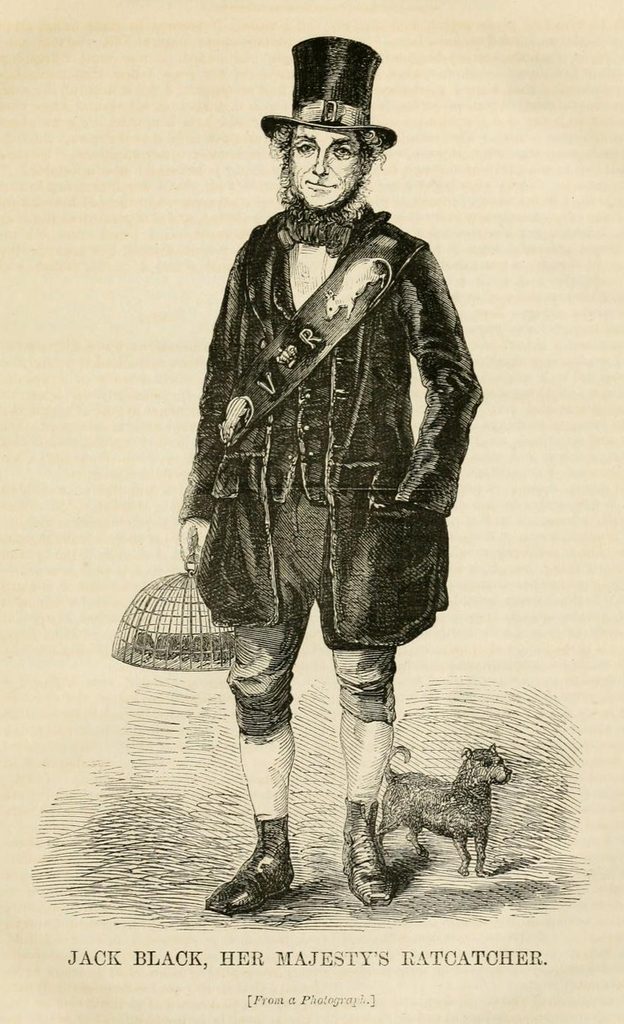 Jack Black, Victorian rat-catcher, in the original nineteenth-century illustration