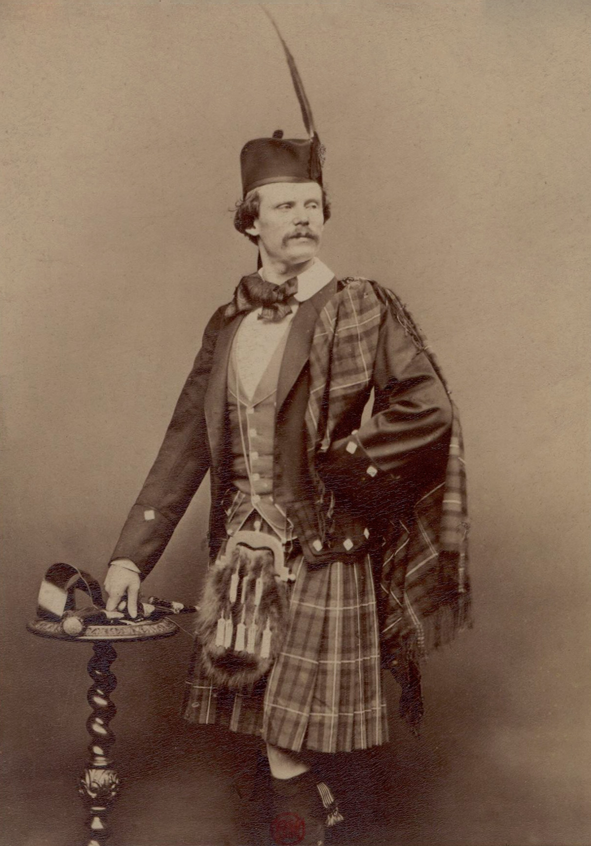 Daniel Dunglas Home in a portrait by Nadar