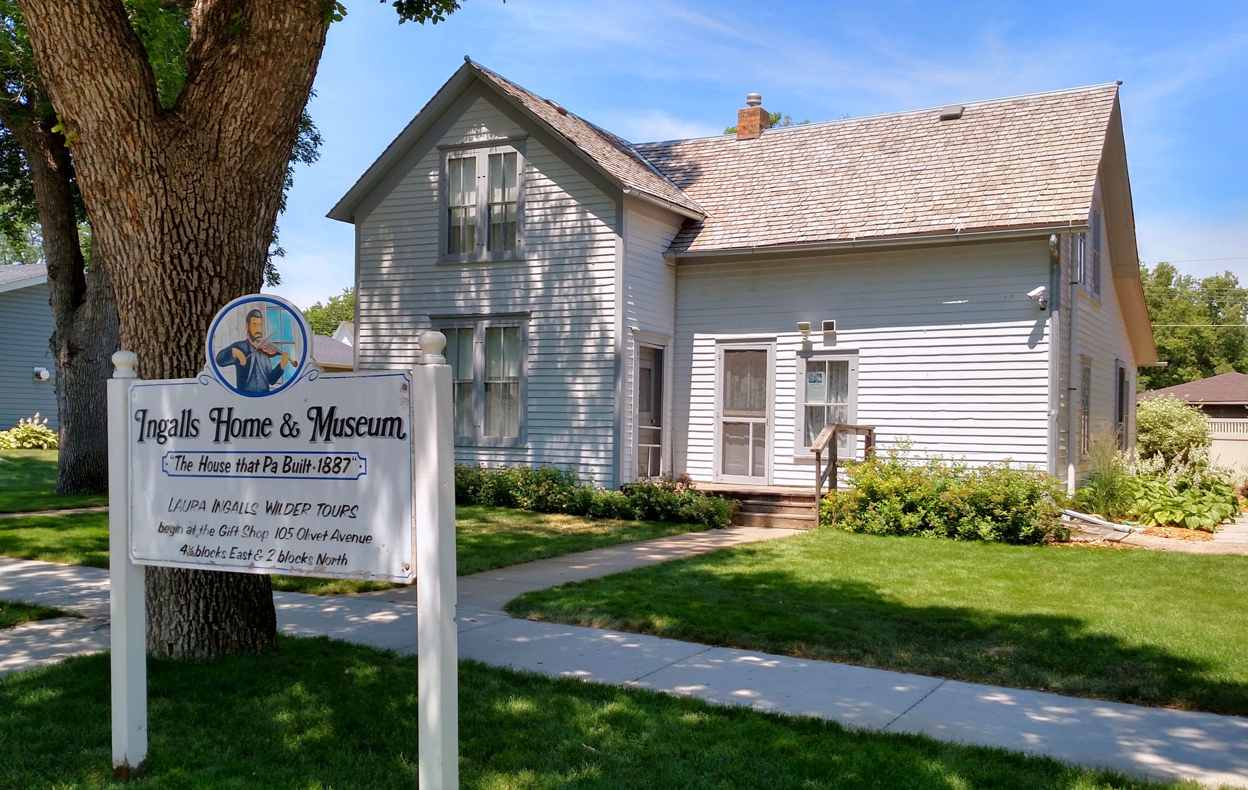 The house Charles Ingalls built on Third Street in De Smet, South Dakota