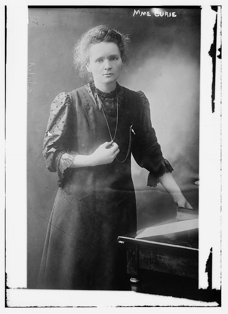 Historical photograph of scientist Marie Curie