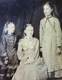 Carrie, Mary and Laura Ingalls photographed as young women