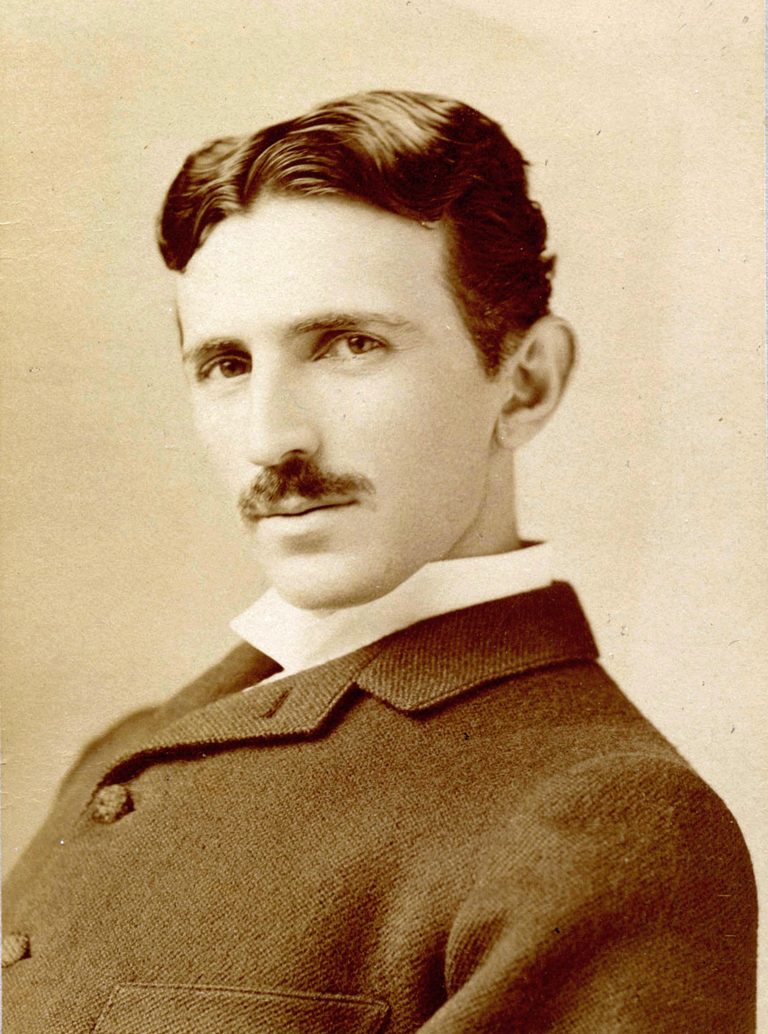 Portrait of Nikola Tesla by Napoleon Sarony, circa 1893