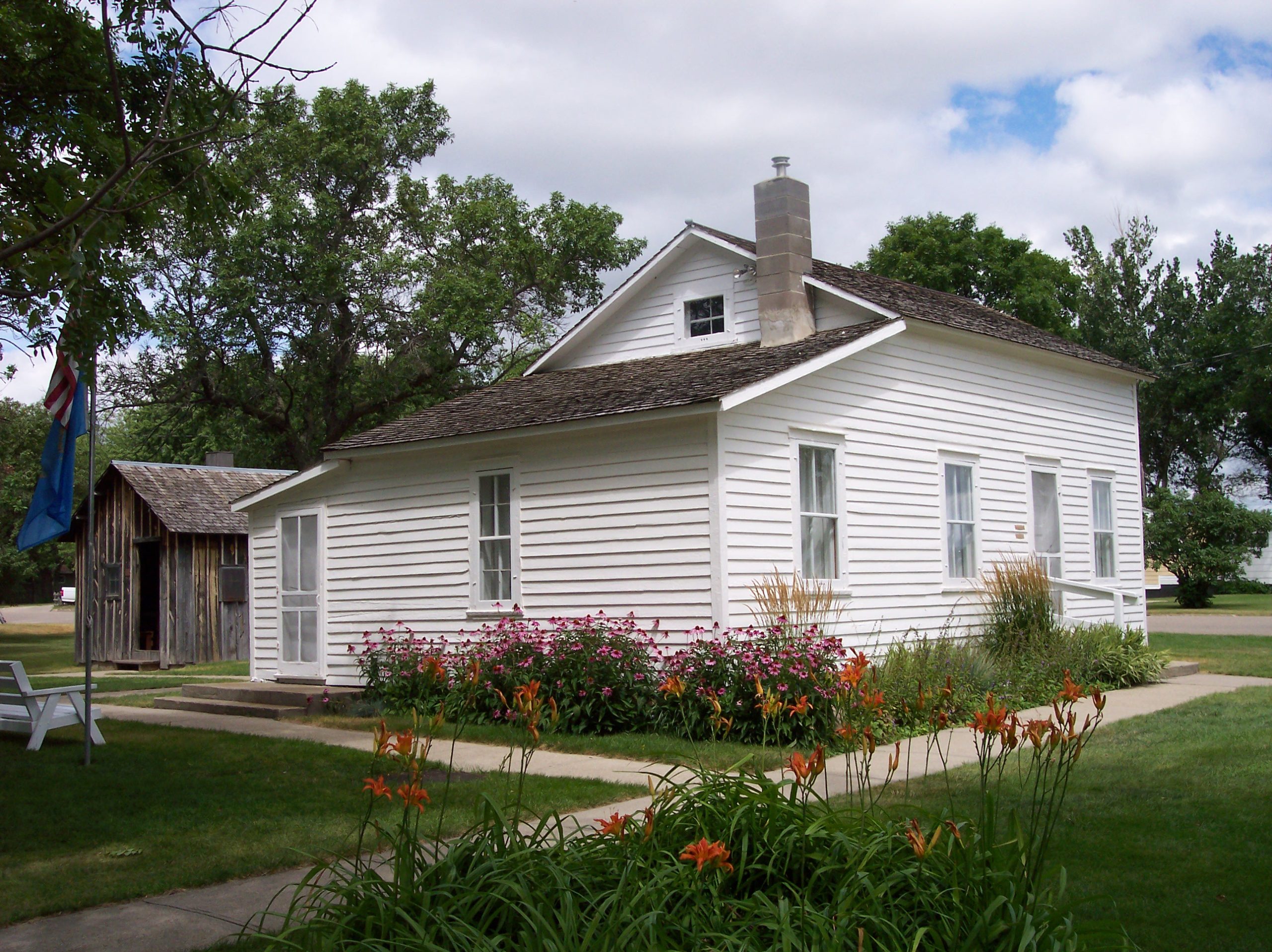 The Surveyors' House in De Smet, South Dakota, where the Ingalls family spent the winter of 1879 to 1880