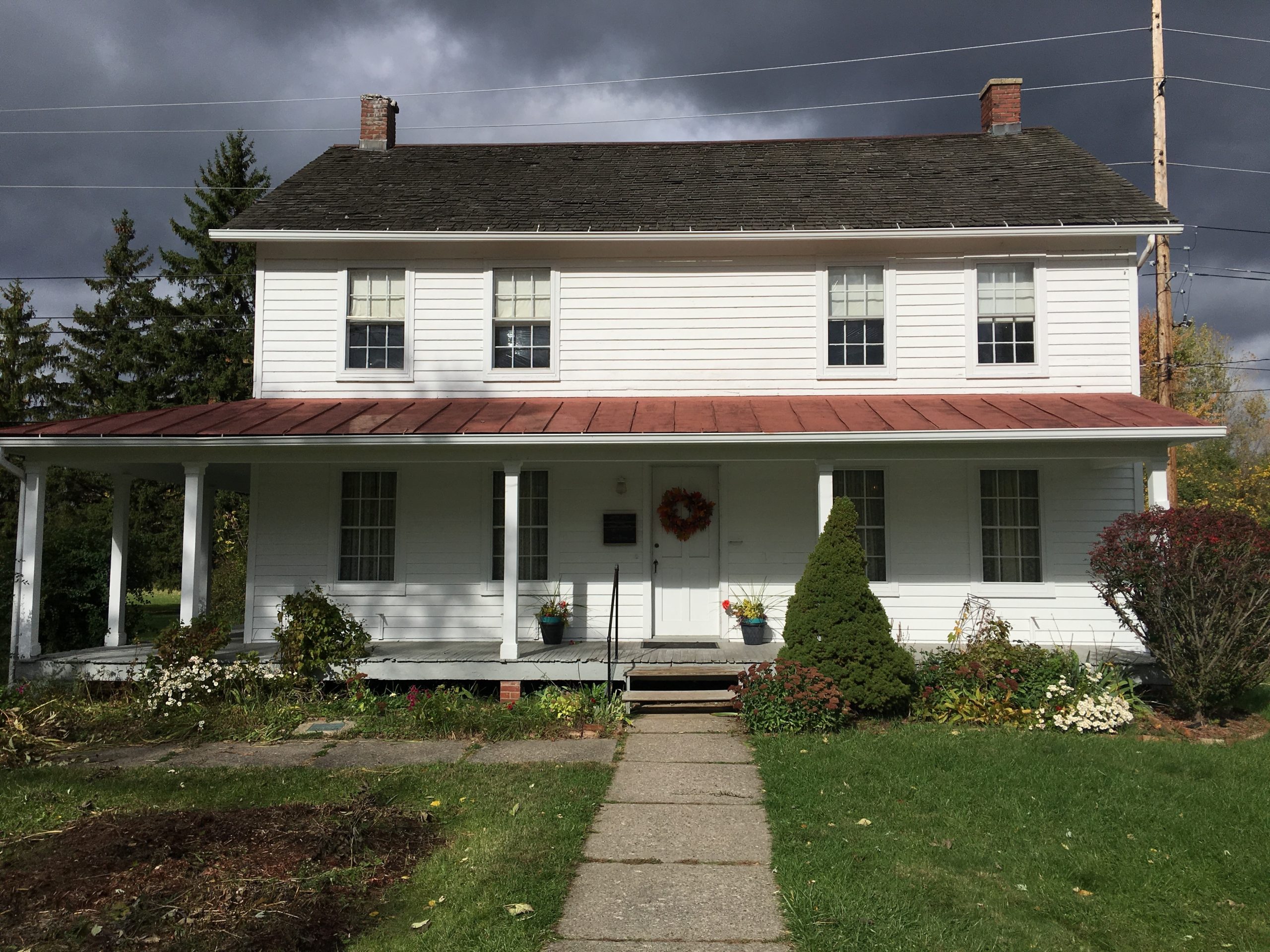 Front porch of the Harriet Tubman Home for the Aged